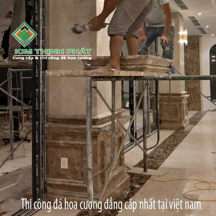 cột đá hoa cương vuông 256