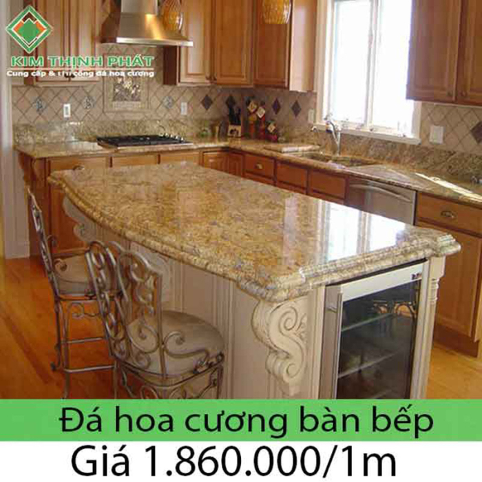 Bếp đá hoa cương hoa văn granite tự nhiên giá rẻ chất lượng thế nào