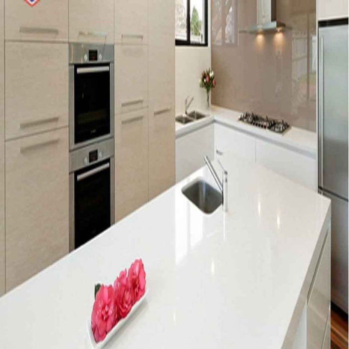 Đá hoa cương trắng sứ ý ốp bàn bếp 05